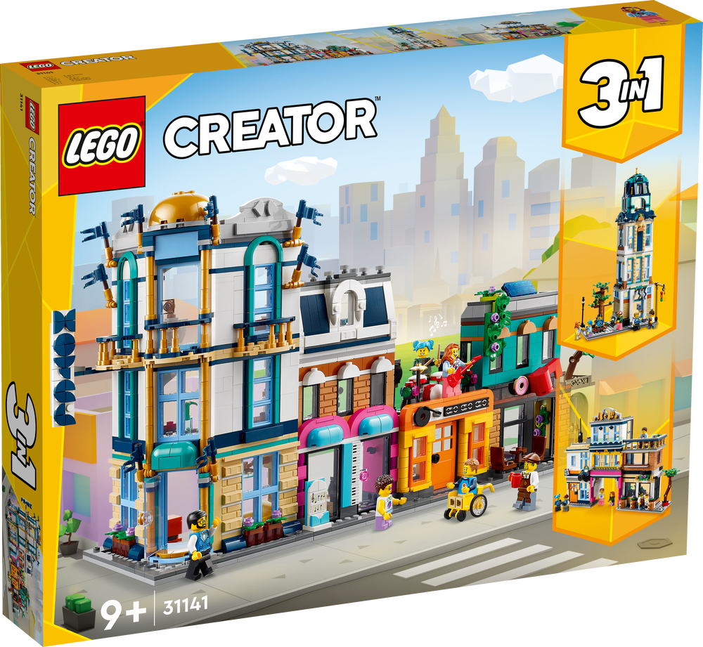 LEGO® Creator 3 v 1 Pagrindinė gatvė (31141) 31141 (5702017415949) LEGO konstruktors