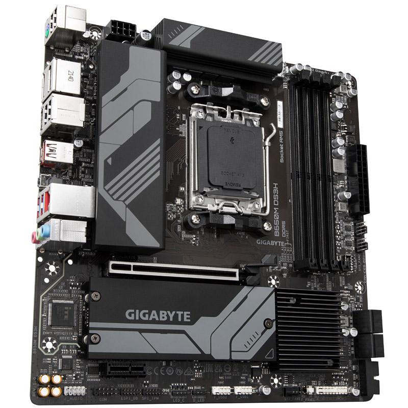 Gigabyte B650M DS3H 1.0 M/B Processor family AMD, Processor socket AM5, DDR5 DIMM, Memory slots 4 pamatplate, mātesplate