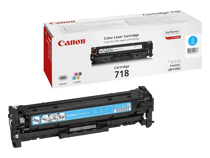 Canon 718 Toner Cyan toneris