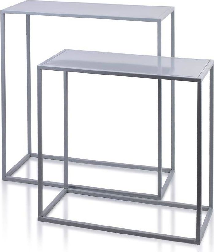 Affek Design CEDRIC KOMPLET 2 KONSOLI XL:62x26,5x68cm L:55x25x55cm HTOP6427 (5902643376427)