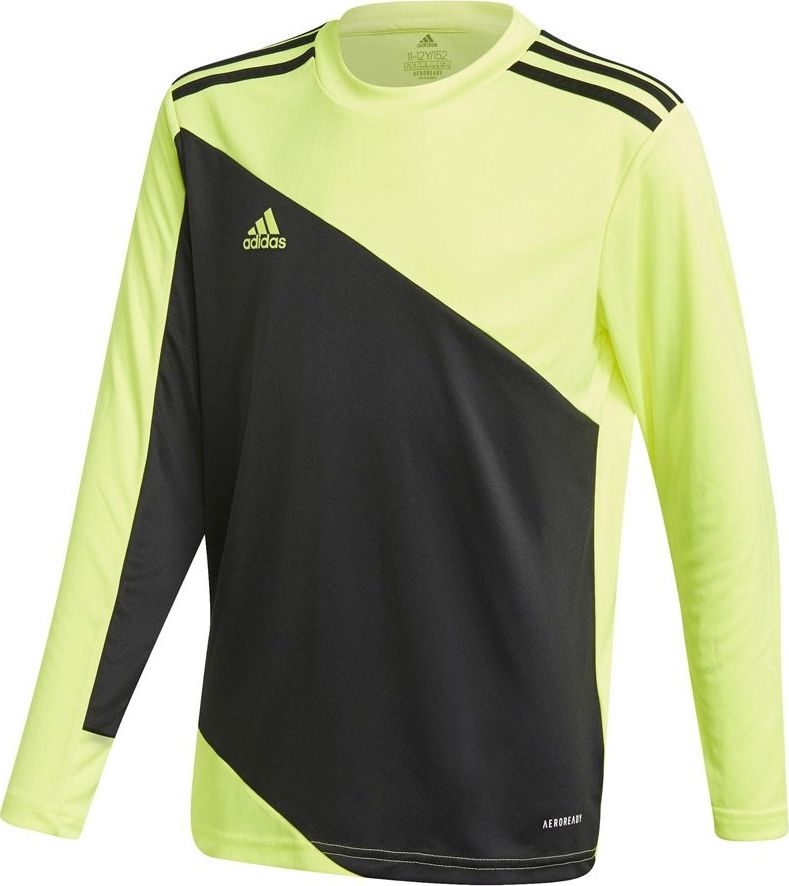 Adidas Bluza bramkarska dla dzieci adidas Squadra 21 Goalkeeper Jersey Youth czarno-limonkowa GN5794 176cm GN5794 (4064045299931)