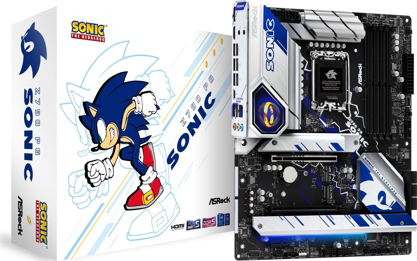 Asrock Z790 PG SONIC Intel Z790 LGA 1700 ATX pamatplate, mātesplate