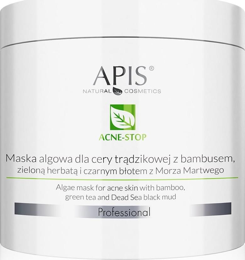 Apis APIS_Acne-Stop Algae Mask maska algowa dla cery tradzikowej z bambusem i zielona herbata 200g 5901810006471 (5901810006471)