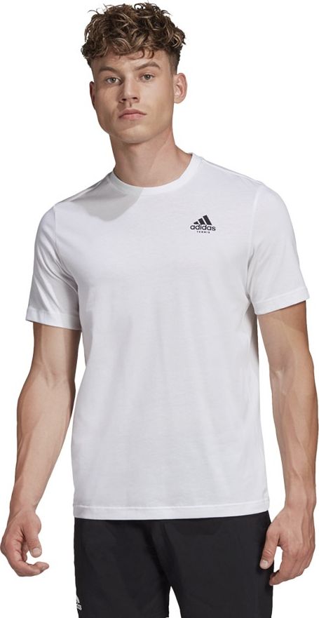 Adidas Koszulka SS US Open 2 GD9115 bialy S GD9115 (4061612921479)