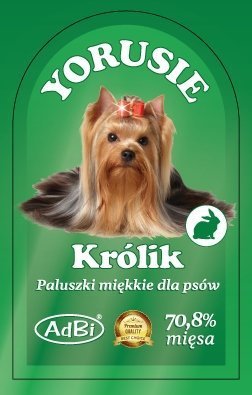 ADBI Adbi 250g Przysmak dla Psa Yorusie Paluszki Krolik AM72a (5907518336599)