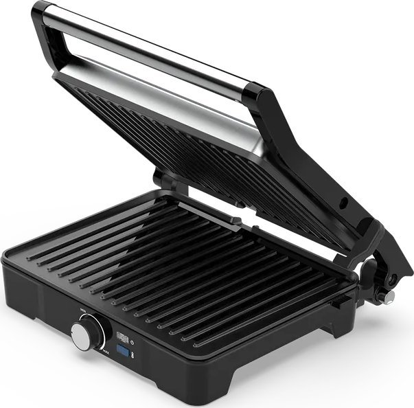 AENO Electric Grill EG2: 2000W, Temperature regulation, Max opening angle -180°, Plate size 290*234mm Galda Grils