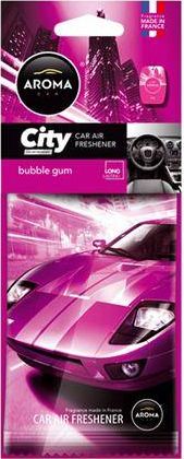 AROMA CAR ZAPACH SAMOCHODOWY AROMA CAR CITY BUBBLE GUM MZCITY/BUBBLE MZCITY/BUBBLE (5907718926705) auto kopšanai