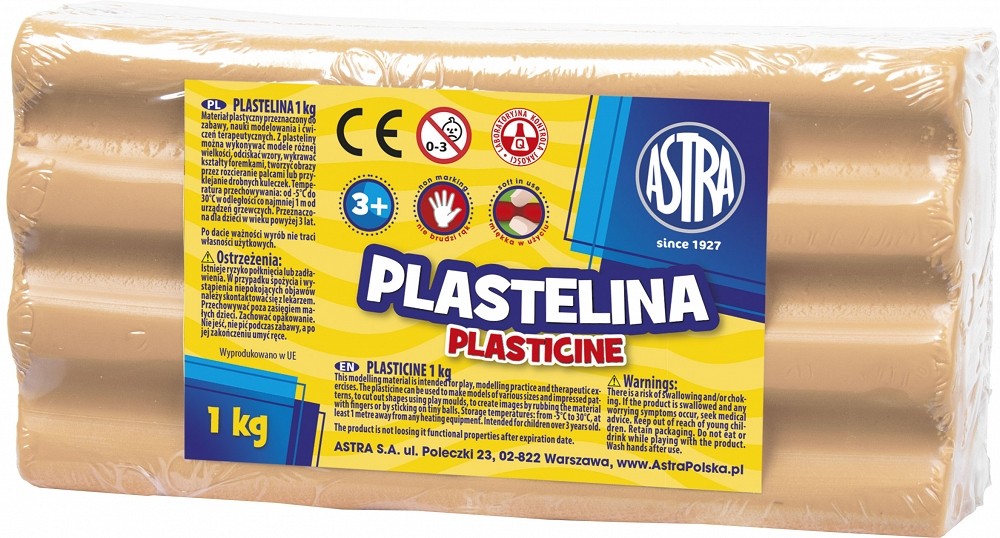 Astra Plastelina 1 kg cielista (303111003) 303111003 (5900263030873) materiāli konstruktoriem