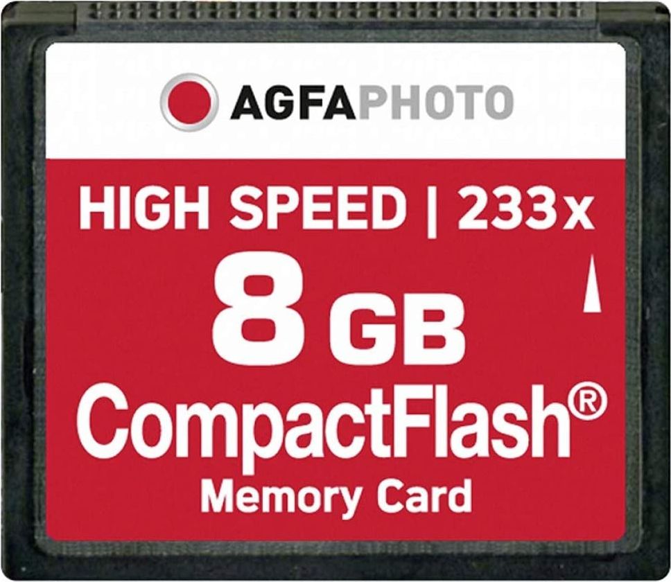 Karta AgfaPhoto Compact Flash 8 GB  (10433) 10433 (4250255101519) atmiņas karte