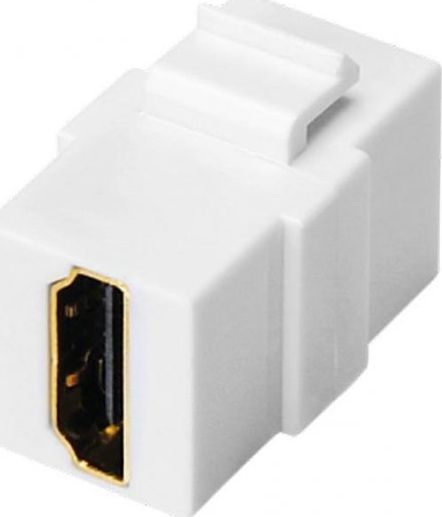 Adapter AV Alantec HDMI - HDMI bialy (MKA-HDMI-B) MKA-HDMI-B (5901738556393)