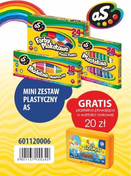 Astra Zestaw plastyczny AS - plastelina plywajaca gratis Astra BR157AST (5901137155340) materiāli konstruktoriem