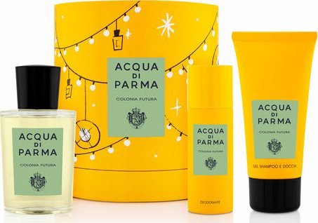 Acqua Di Parma Set Acqua di Parma: Colonia Futura, Anti-Sweat, Deodorant Spray, For Men, 75 ml + Colonia Futura, Shower Gel & Shampoo 2-In-1