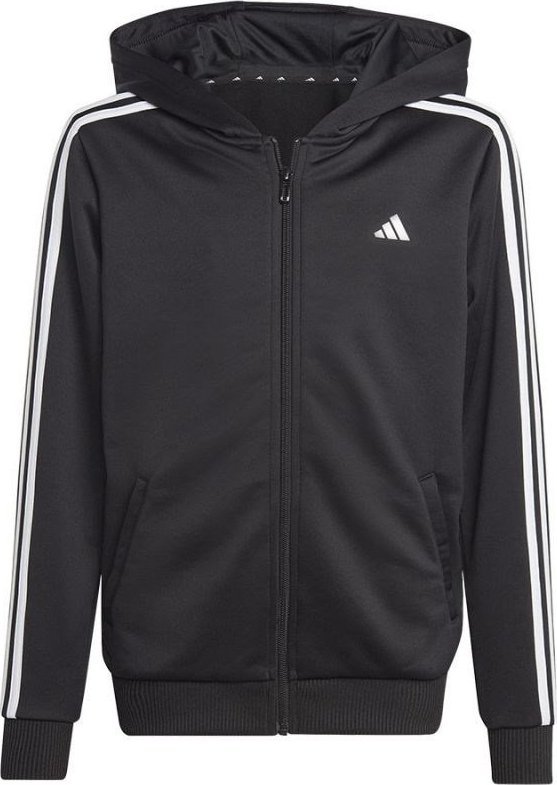 Adidas Bluza adidas TR-ES 3 Stripes Full-Zip Hoody Jr HY1102