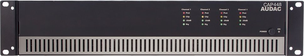 Audac AUDAC CAP448 Quad-channel power amplifier 4 x 480W 100V CAP448 (5414795031180)