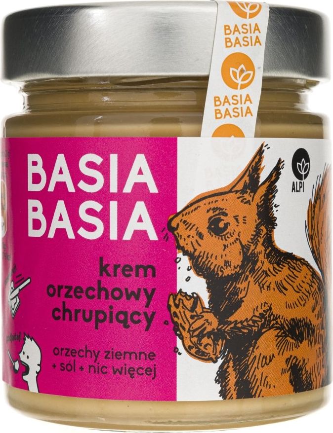 ALPI Hummus Alpi Basia Basia Krem orzechowy chrupiacy - 210 g ALPI099 (5905279740099) Pārtikas uzglabāšanas piederumi