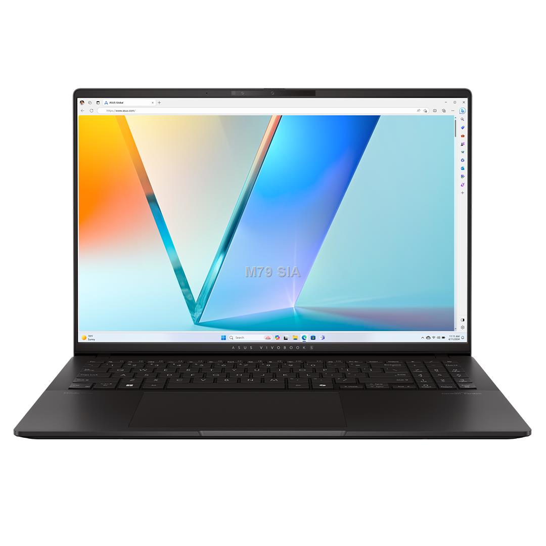 Asus Vivobook S 16 OLED, 16'', 3.2K, 120 Hz, OLED, Ryzen 7, 16 GB, 1 TB, melna - Portativais dators Vivobook S 16 OLED M5606UA-MX042W (47113 LED Televizors