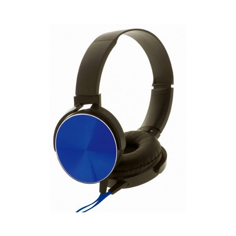 Rebeltec wired headphones Montana with microphone blue austiņas