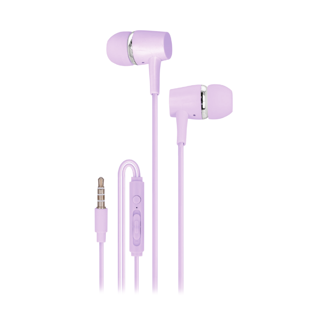 Setty wired earphones SPD-J-29 lilac austiņas