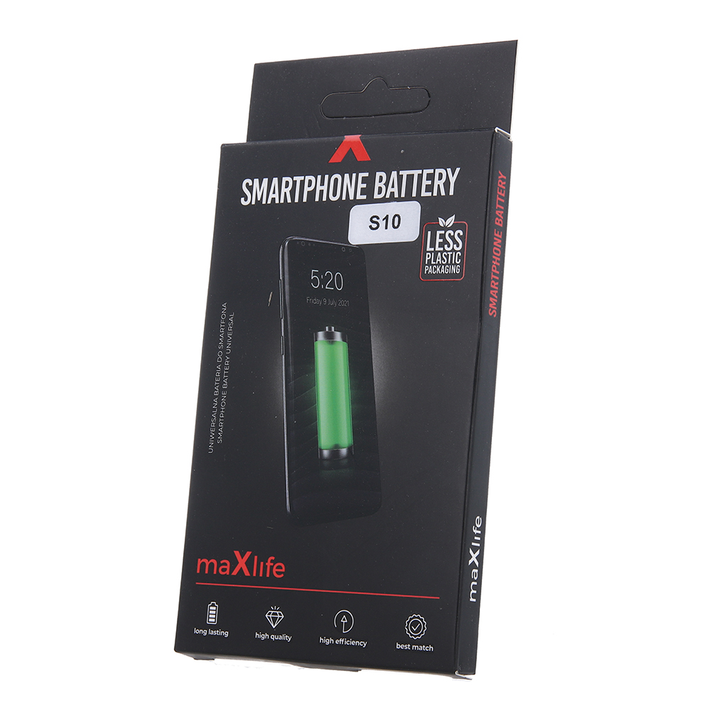 Maxlife battery for Samsung S10 EB-BG973ABU 3400mAh akumulators, baterija mobilajam telefonam