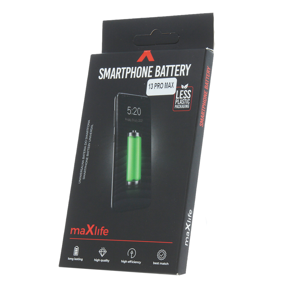 Maxlife battery for iPhone 13 Pro Max 4350mAh without BMS flex OEM ver. akumulators, baterija mobilajam telefonam