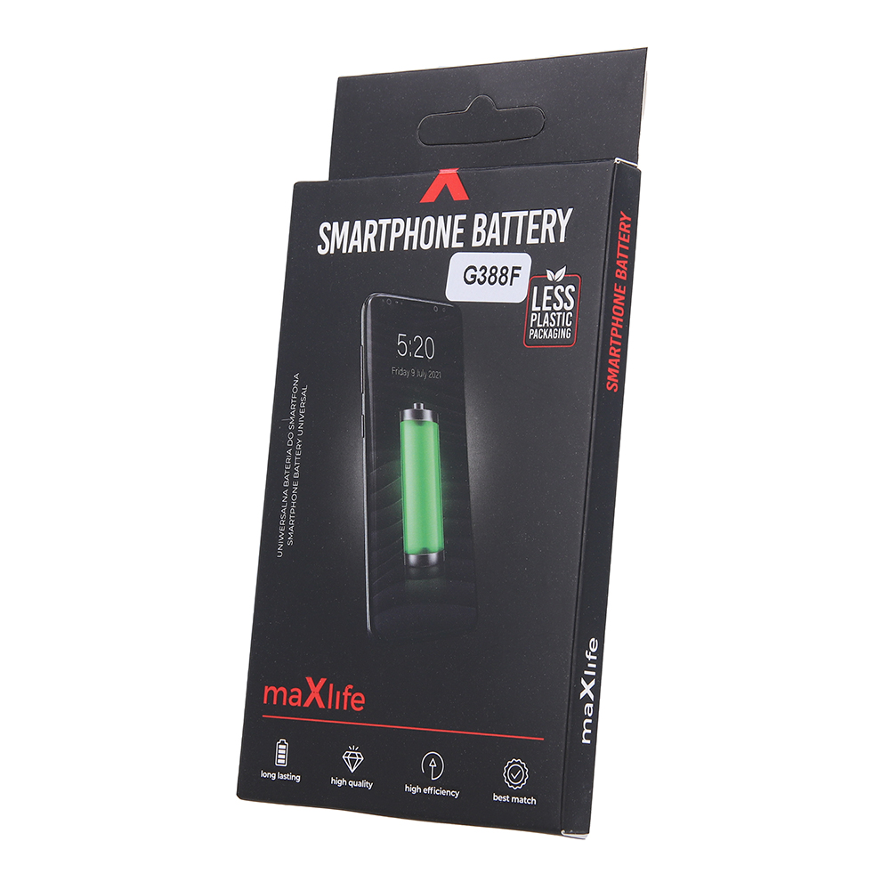 Maxlife battery for Samsung Galaxy Xcover 3 G388F EB-BG388BBE 2200mAh akumulators, baterija mobilajam telefonam