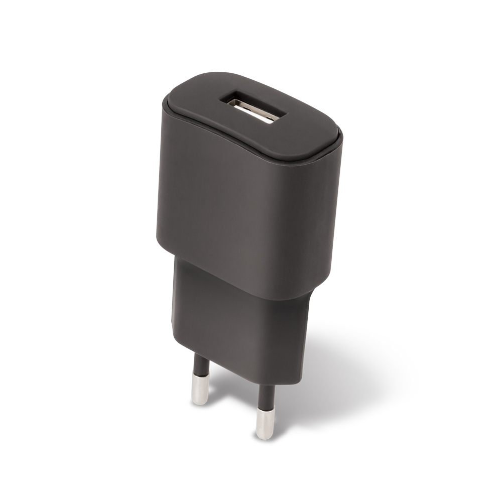 Forever TC-01 charger 1x USB 2A black iekārtas lādētājs