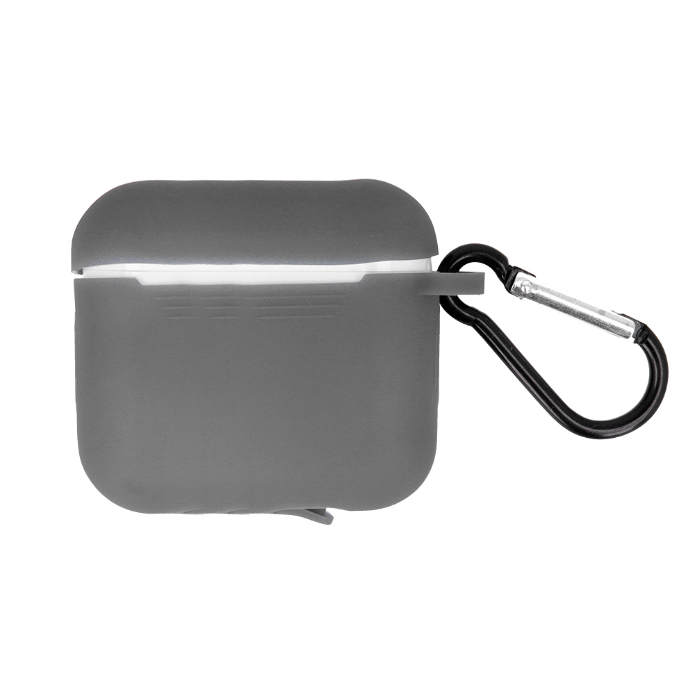 Case for Airpods Pro gray with hook austiņas