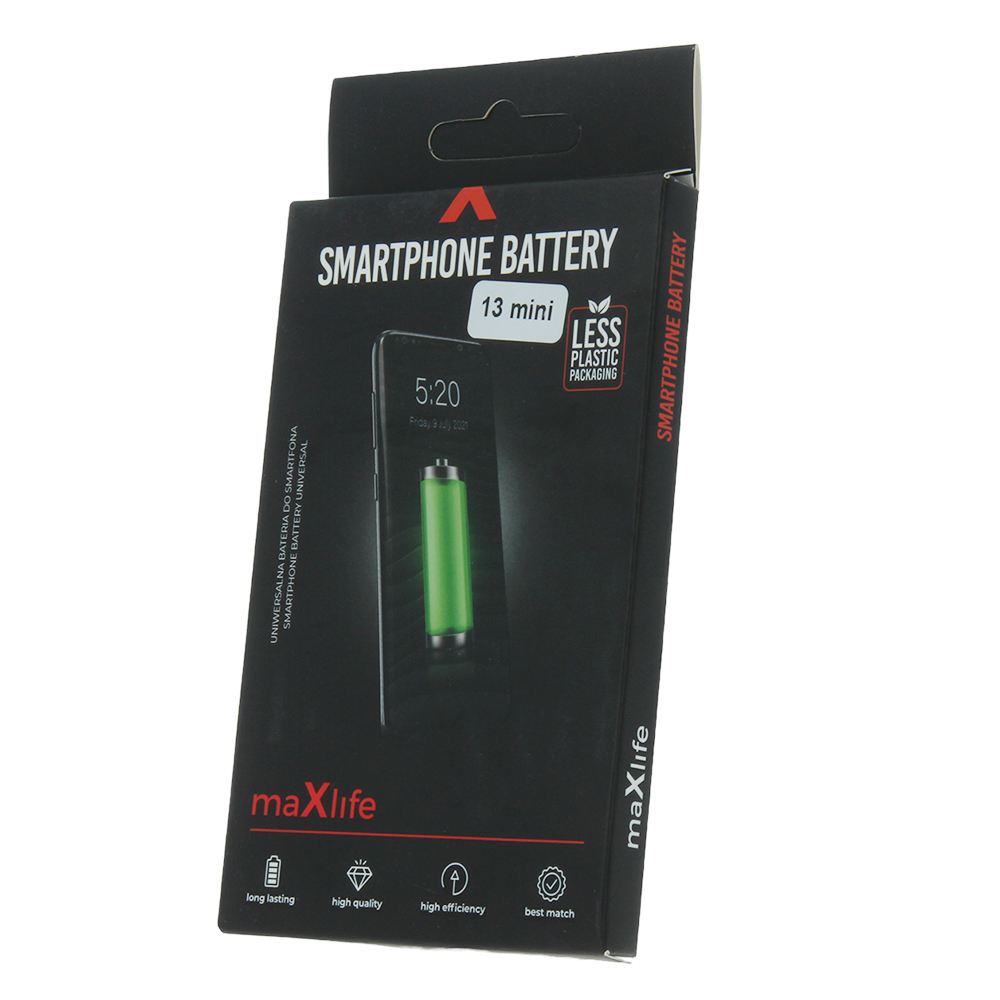 Maxlife battery for iPhone 13 Mini 2406mAh without BMS flex OEM ver. akumulators, baterija mobilajam telefonam