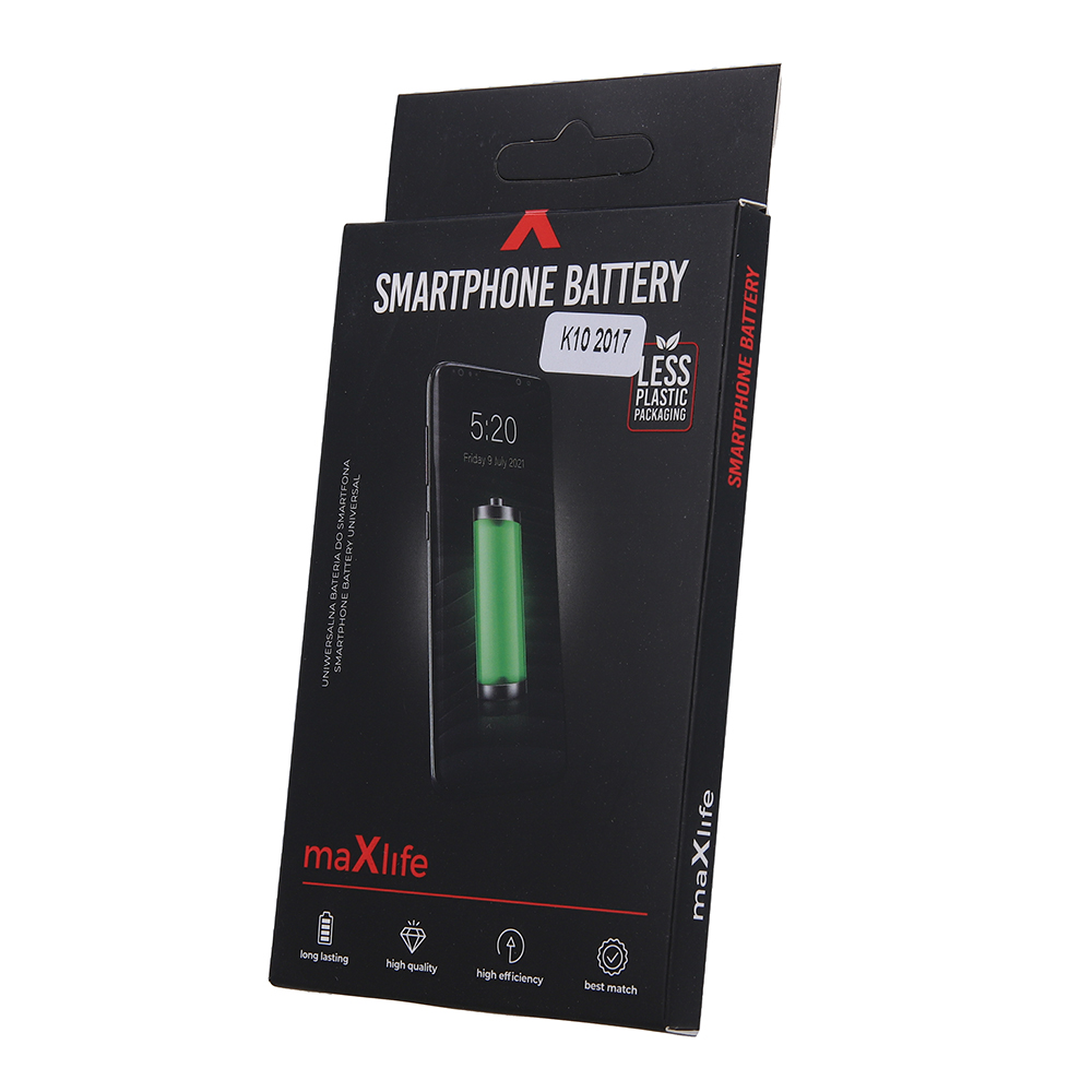 Maxlife battery for LG K10 2017 M250n 2300mAh akumulators, baterija mobilajam telefonam