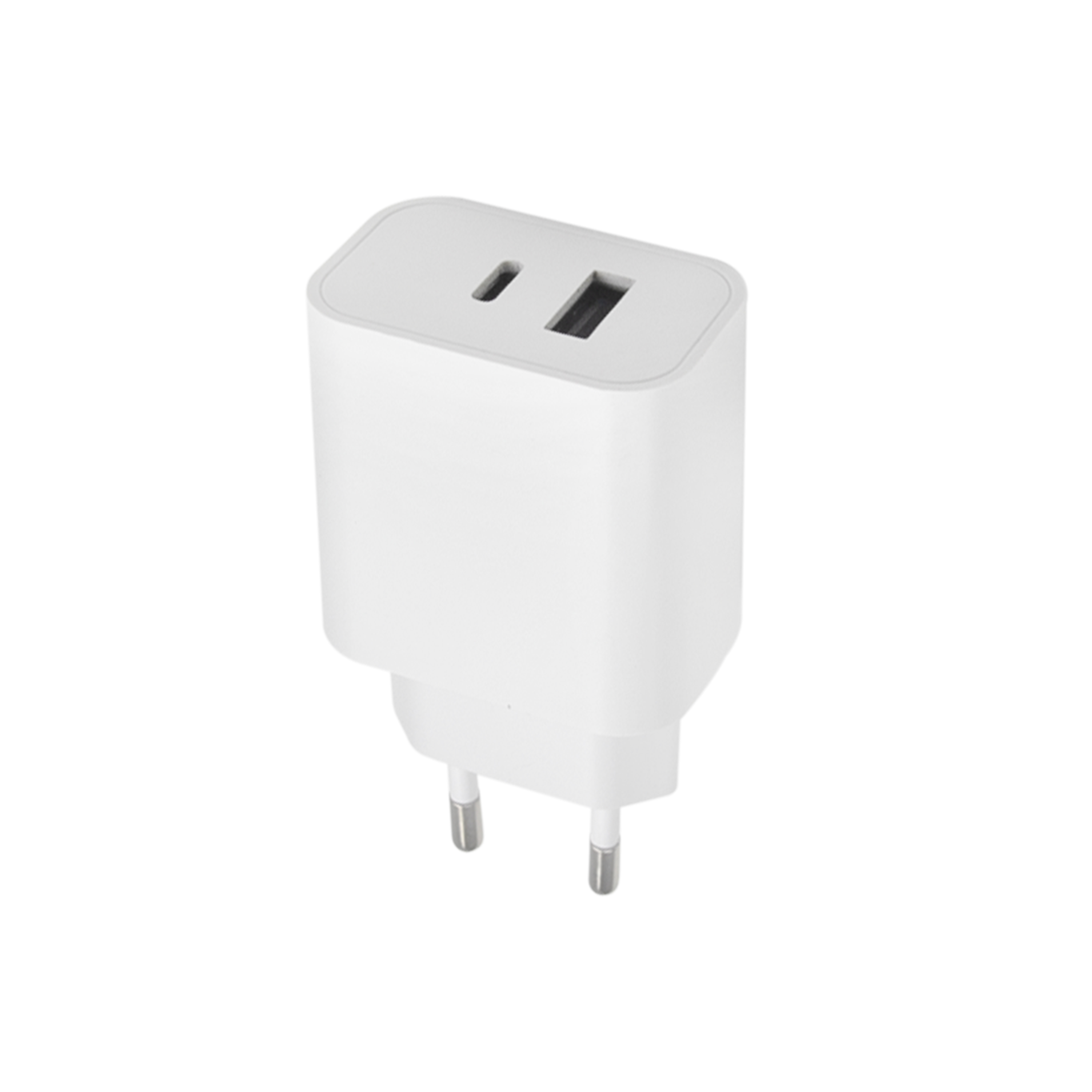 Maxlife MXTC-06 PD QC charger 1x USB-C 1x USB 20W white iekārtas lādētājs