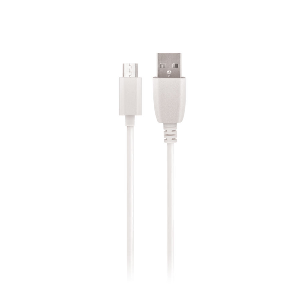 Maxlife Universāls Micro USB Fast Charge 3A Datu un Uzlādes Kabelis 1m Balts USB kabelis