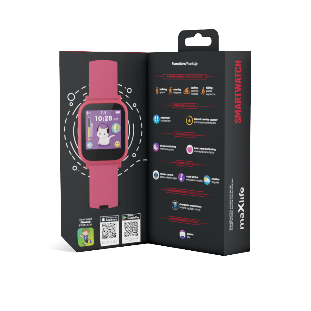 Maxlife MXSW-200 Bērnu Viedpulkstenis Viedais pulkstenis, smartwatch