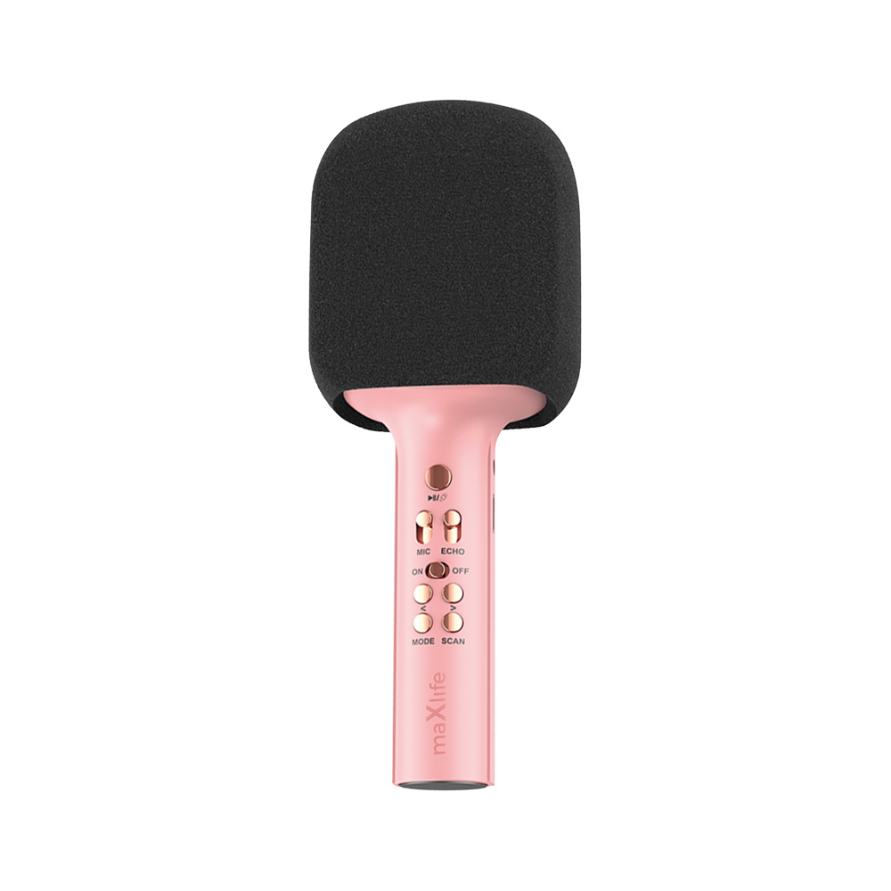 Maxlife Bluetooth microphone with speaker MXBM-600 pink Mikrofons