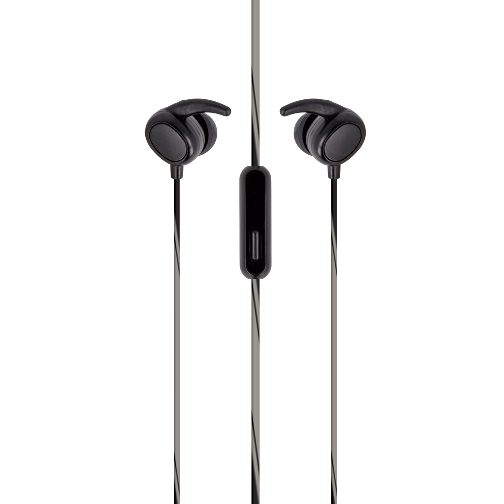 Setty wired earphones Sport black austiņas