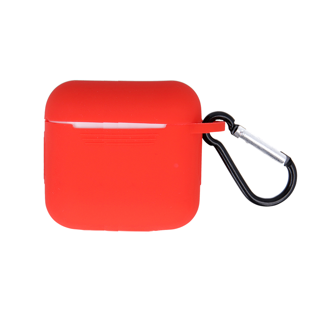 Case for Airpods Pro red with hook austiņas