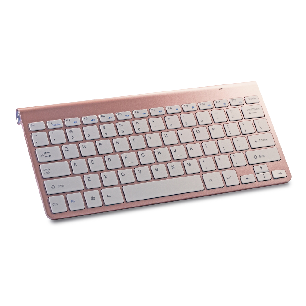 Setty wireless keyboard rose gold klaviatūra