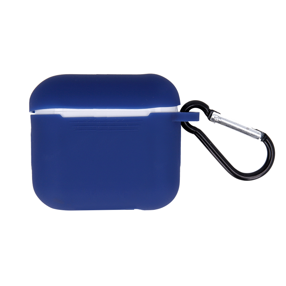 Case for Airpods Pro dark blue with hook austiņas