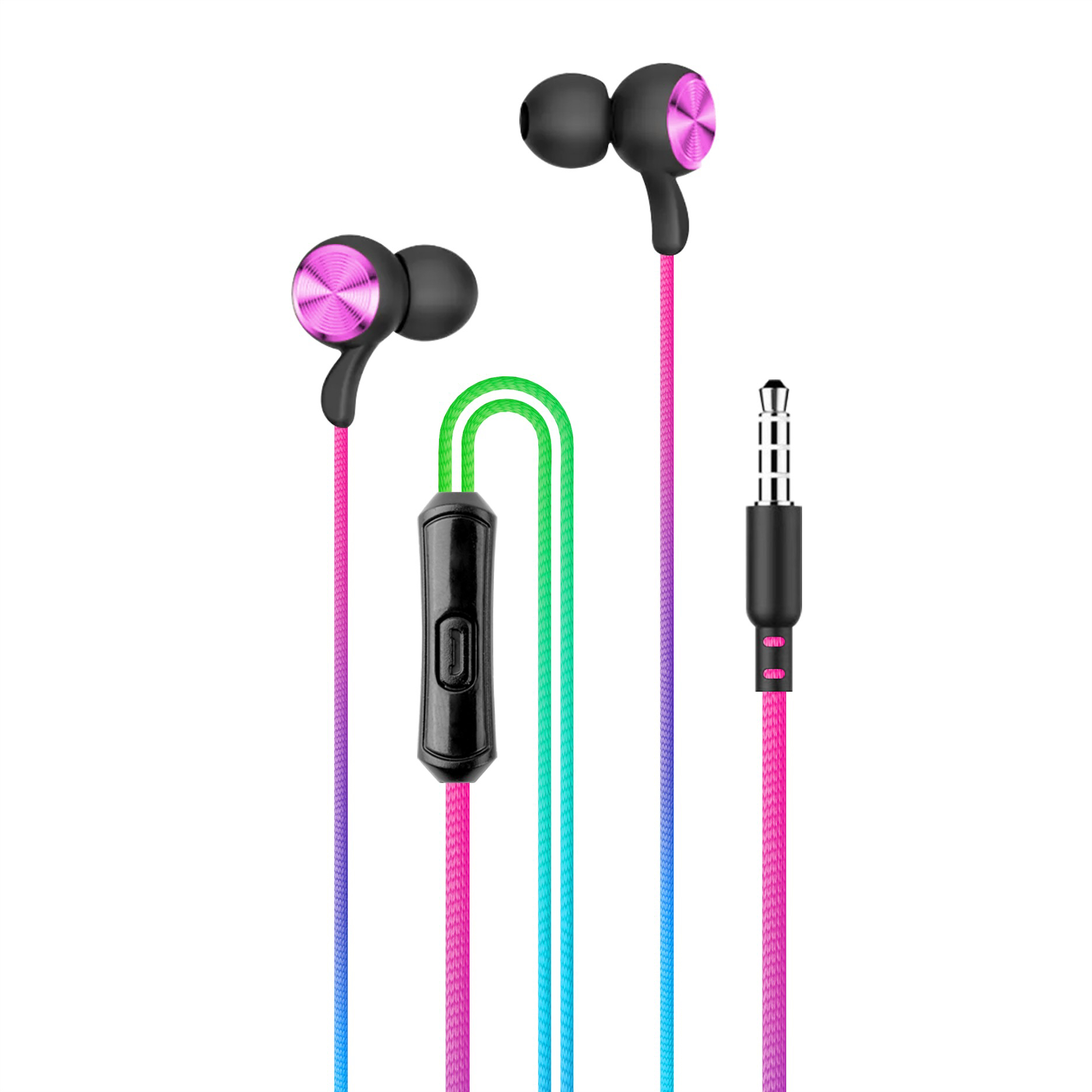 Setty wired earphones SPD-J-313 rainbow austiņas