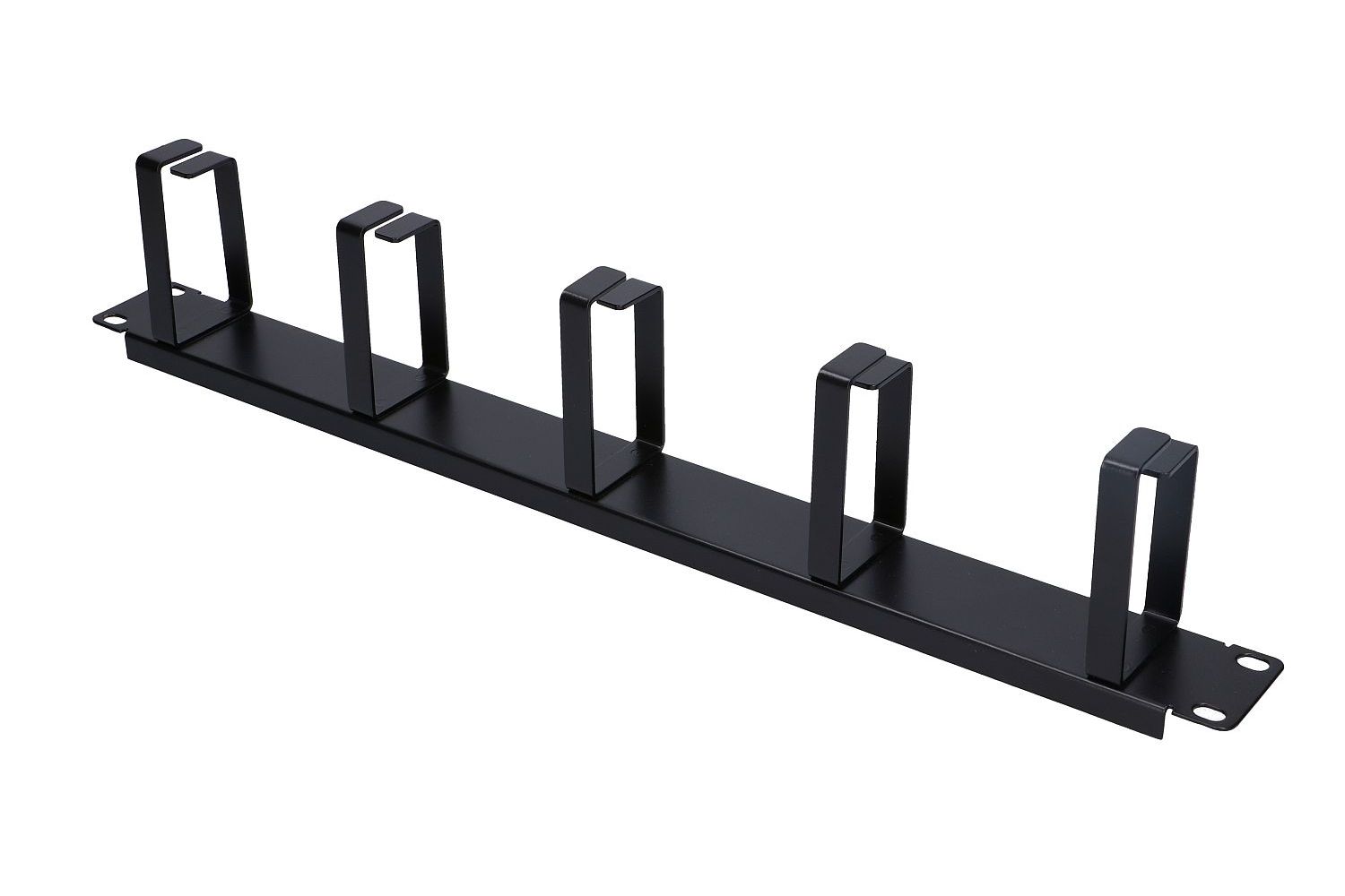 Cable organizer 1U black Serveru aksesuāri