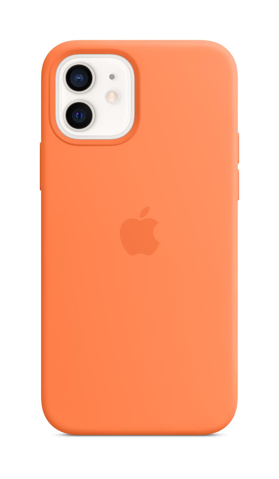 Apple Silikon Case mit MagSafe fur Apple iPhone 12 / 12 Pro, kumquat MHKY3ZM/A (194252168899) aksesuārs mobilajiem telefoniem