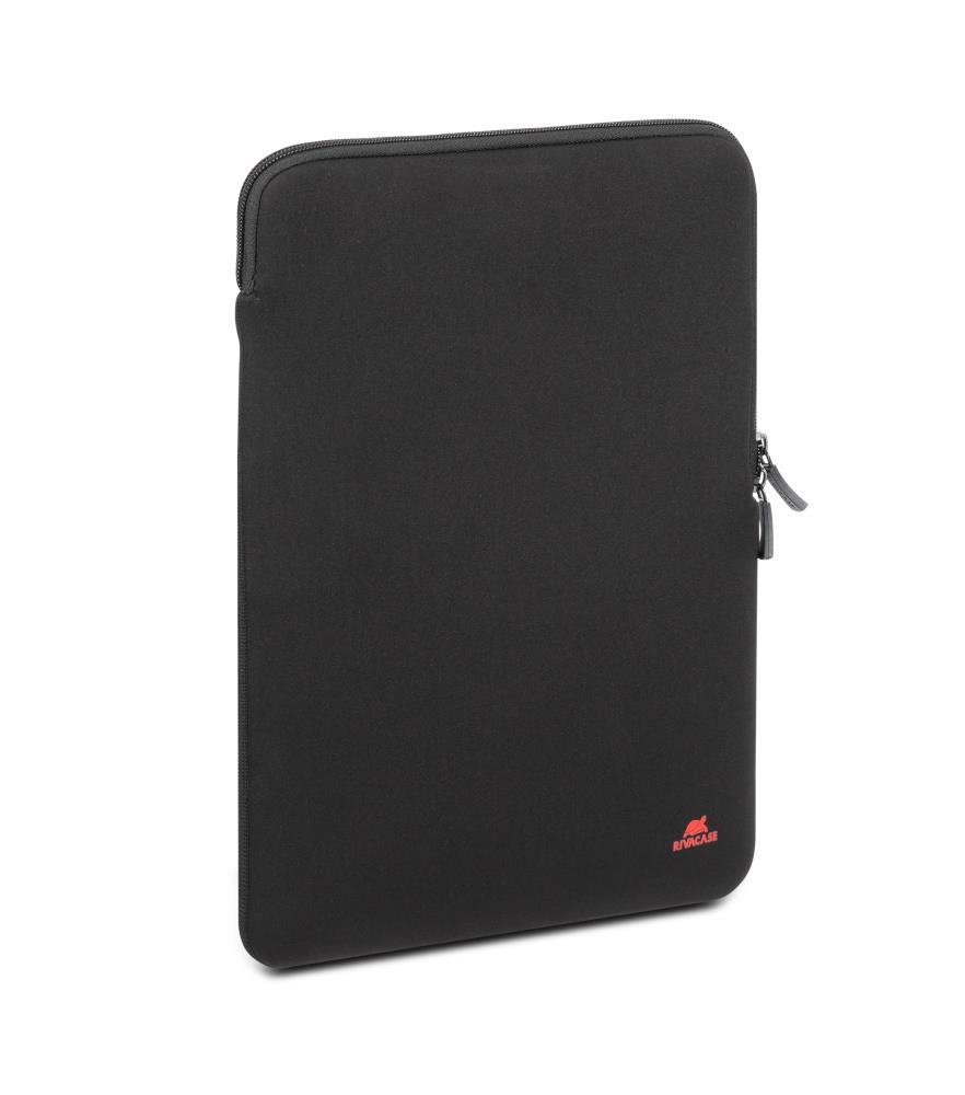 RivaCase Anti-shock Case for MacBook Air 15'' Vertical Zip Black portatīvo datoru soma, apvalks