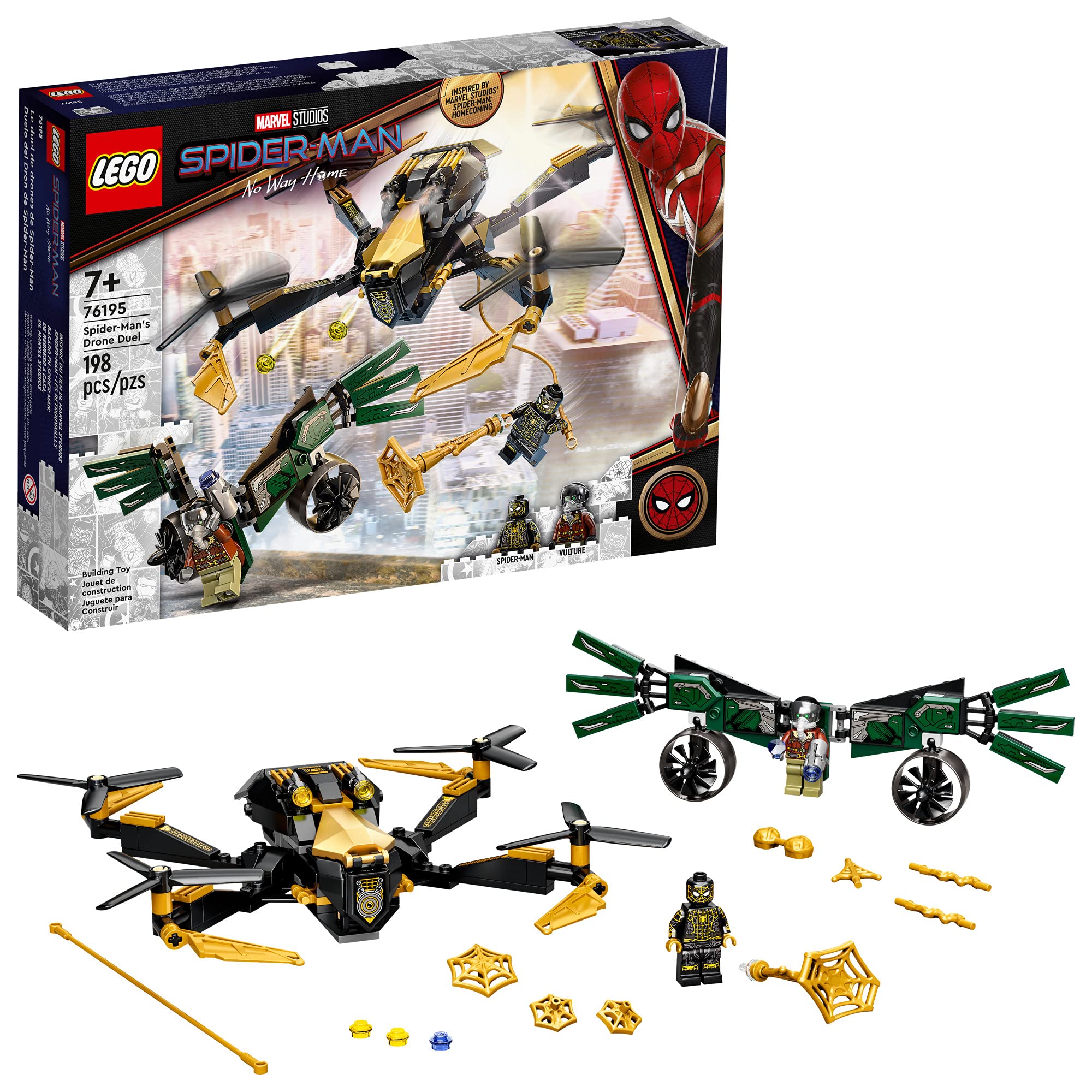 LEGO Marvel SPI 76195 Spider-Man's Drone Duel LEGO konstruktors