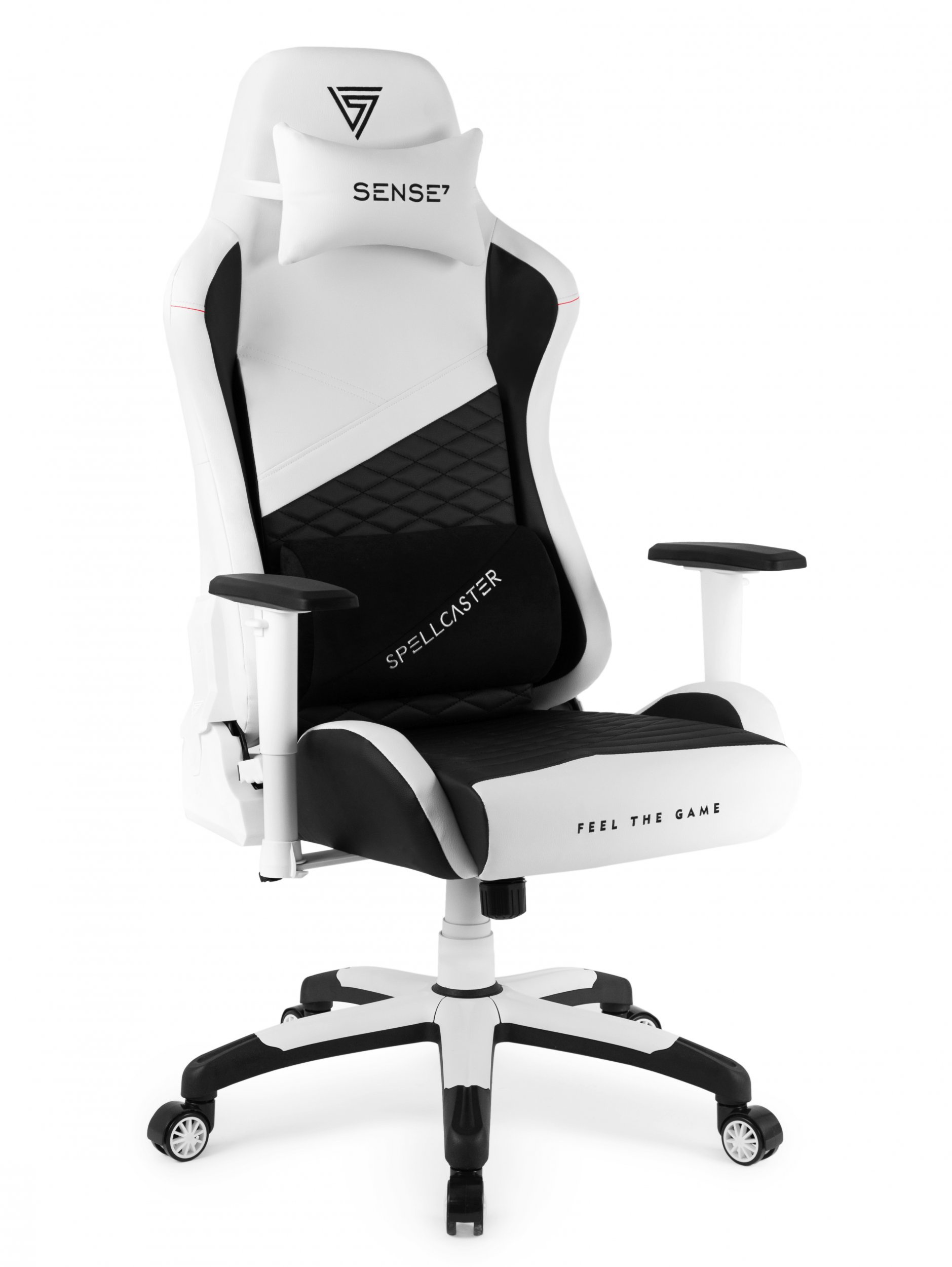 SENSE7 Spellcaster Senshi Edition XL armchair, white datorkrēsls, spēļukrēsls