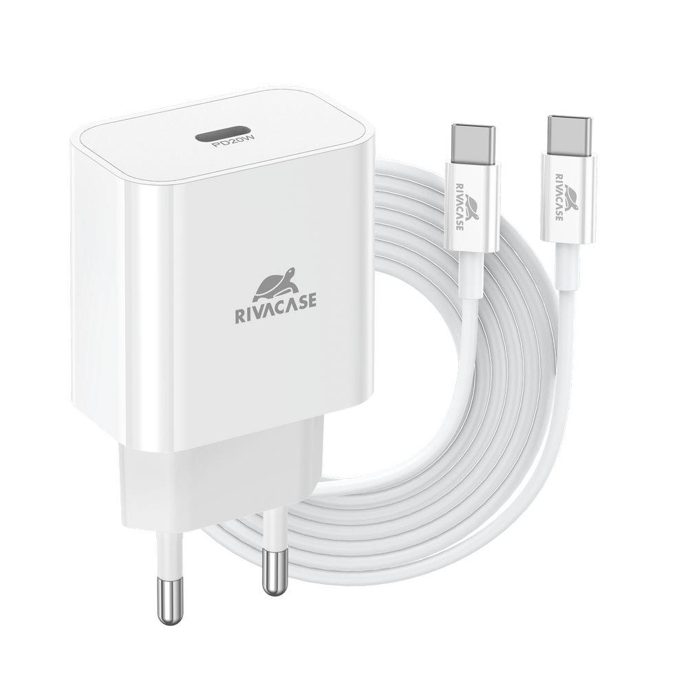 MOBILE CHARGER WALL/WHITE PS4101 WD4 RIVACASE iekārtas lādētājs