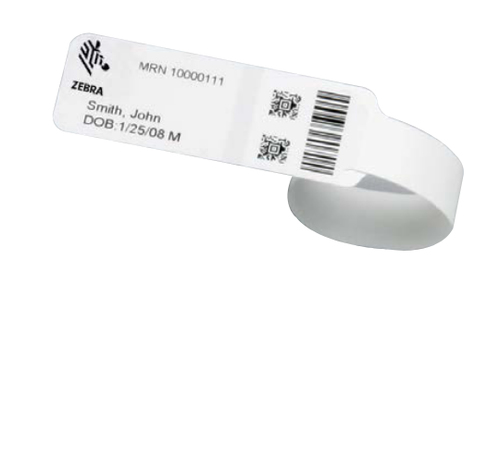 Zebra Wristband, Nylon, 25.4x201.6mm DT, Lam 66218RM / 66213RM  5706998575524 printeris