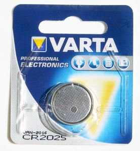 Varta CR2025 Proffesional Electronics 3V Lithium Tablet Battery Litija Baterija (1pcs) Baterija