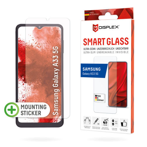 E.V.I DISPLEX SMART GLASS SAMSUNG GALAXY A33 5G 01638 (4028778117191) aizsardzība ekrānam mobilajiem telefoniem