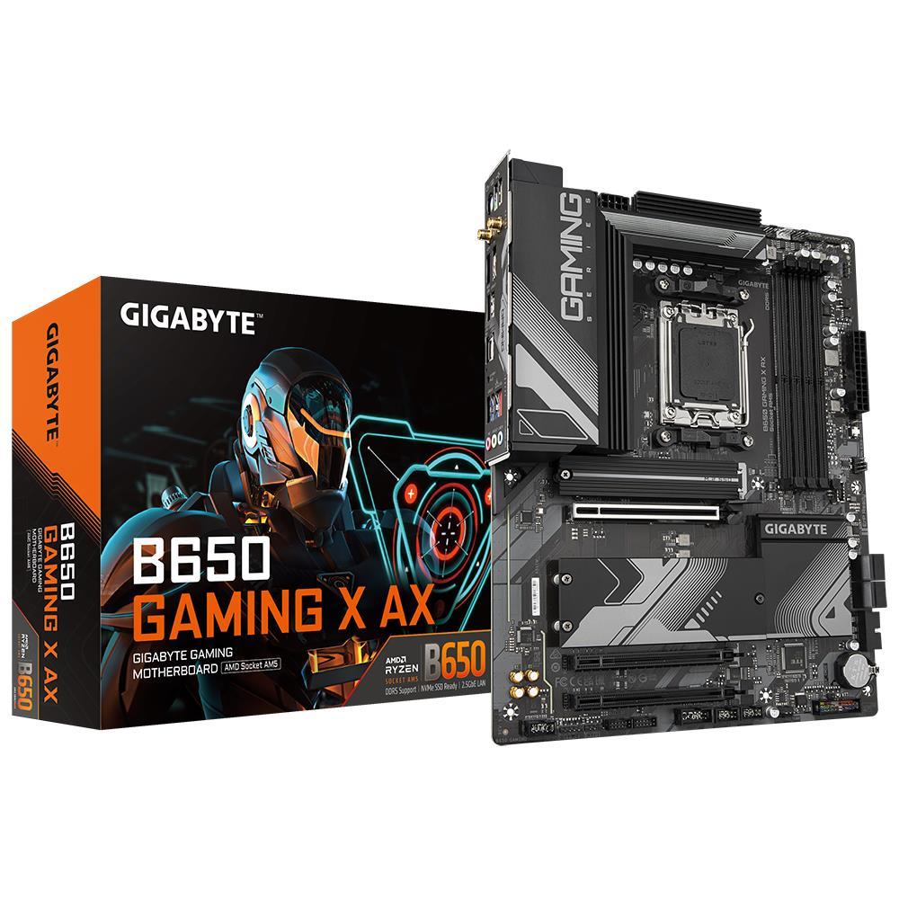 GIGABYTE B650 GAMING X AX AM5 4xDDR5 4xSATA 3xM.2 1xHDMI 1xDP pamatplate, mātesplate