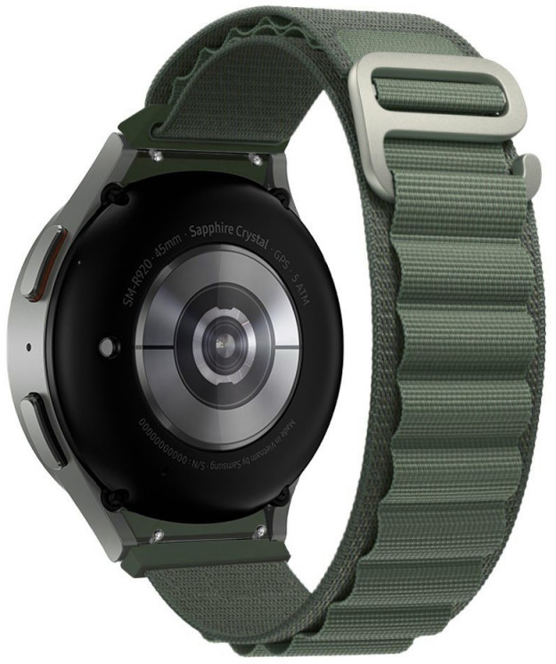 TECH-PROTECT NYLON PRO SAMSUNG GALAXY WATCH 4 / 5 / 5 PRO / 6 MILITARY GREEN