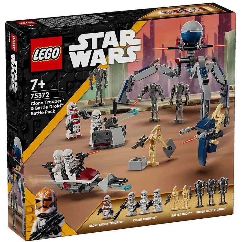 Lego 75372 Star Wars Clone Trooper Battle Droid LEGO konstruktors